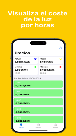 AhorraLuz - Precio de la luz — captura